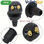 2 Pieces Car Windshield Washer Spray Nozzles Durable Nylon