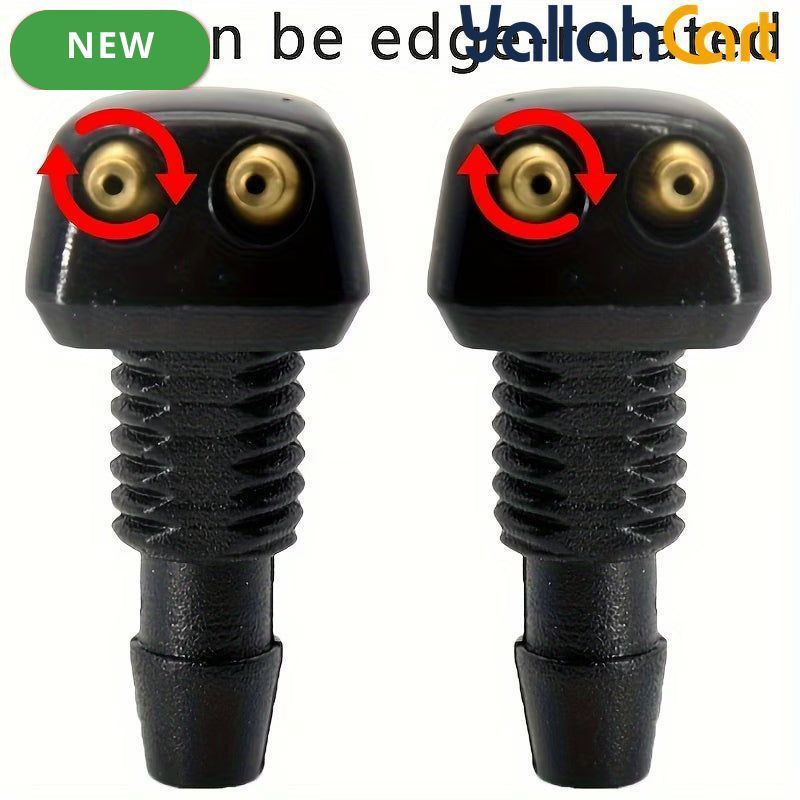2 Pieces Car Windshield Washer Spray Nozzles Durable Nylon