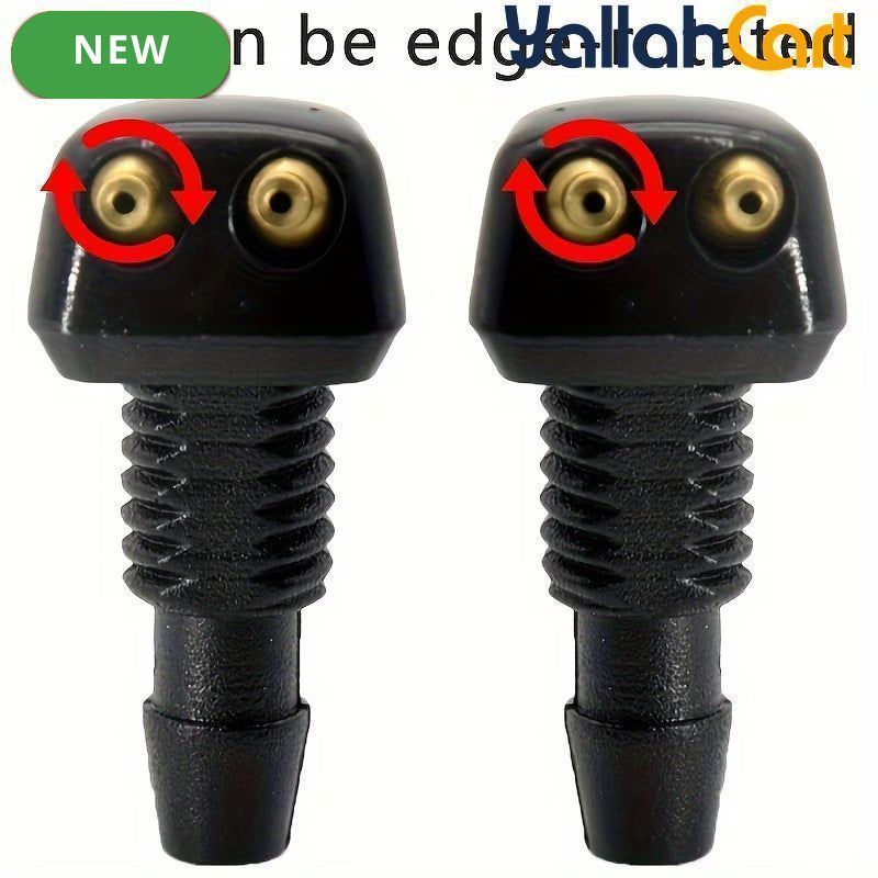 2 Pieces Car Windshield Washer Spray Nozzles Durable Nylon