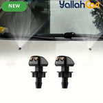 2 Pieces Car Windshield Washer Spray Nozzles Durable Nylon
