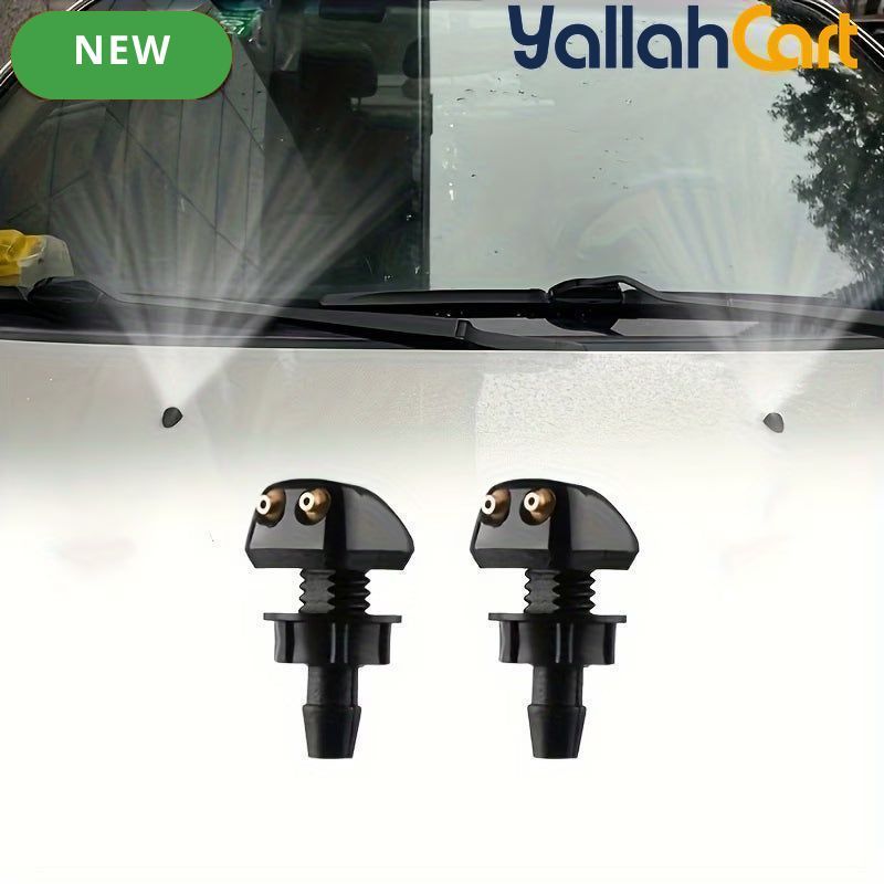 2 Pieces Car Windshield Washer Spray Nozzles Durable Nylon