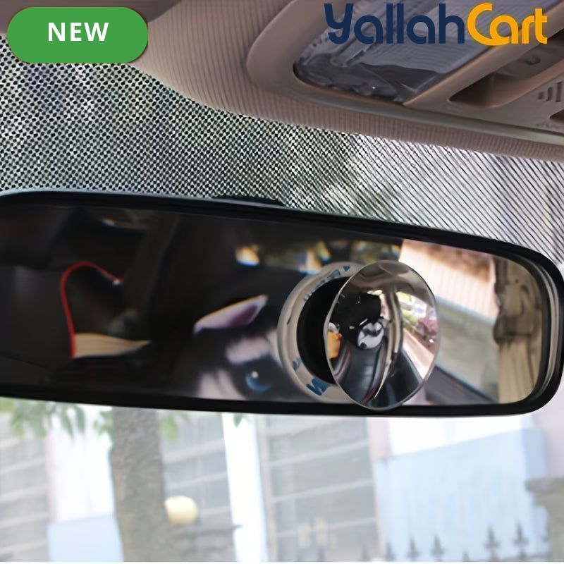 2 Pieces Car Rearview Blind Spot Mirrors 360° Adjustable Wide Angle
