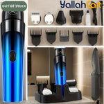 Blue Beard Trimmer for Men – Electric Razor, Cordless Shaver & Grooming Kit