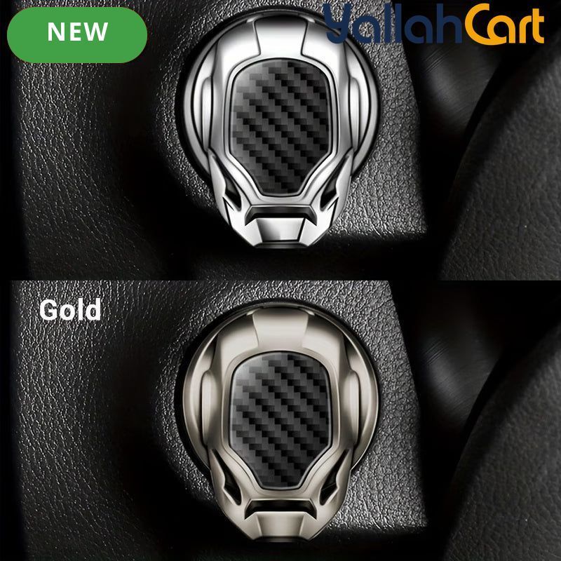 3D Metal Engine Start Stop Push Button Sticker Car Interior
