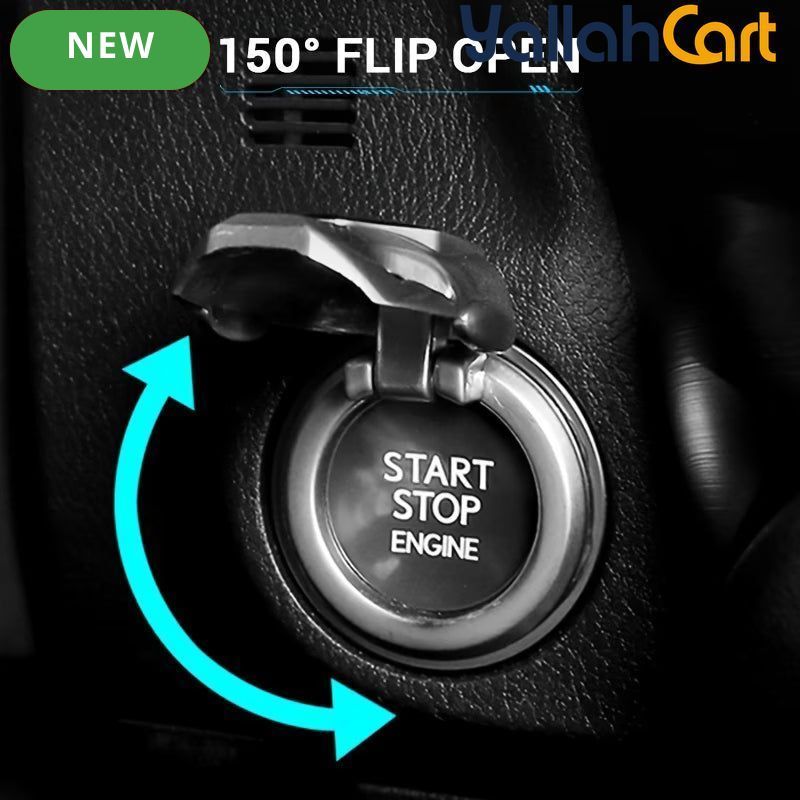 3D Metal Engine Start Stop Push Button Sticker Car Interior