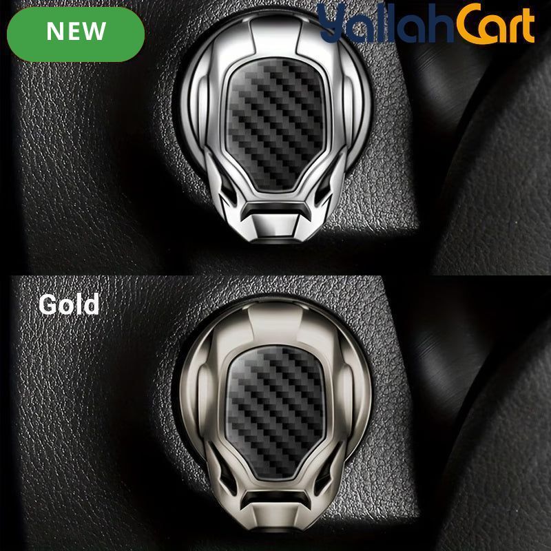 3D Metal Engine Start Stop Push Button Sticker Car Interior