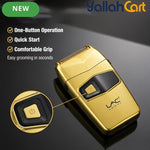 Mini Golden Electric Razor – Compact Corded Shaver for Travel & Daily Grooming