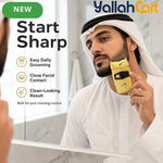 Mini Golden Electric Razor – Compact Corded Shaver for Travel & Daily Grooming