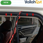 Universal Car Door Weatherstrip Double Layer Thickened Soundproof Seal