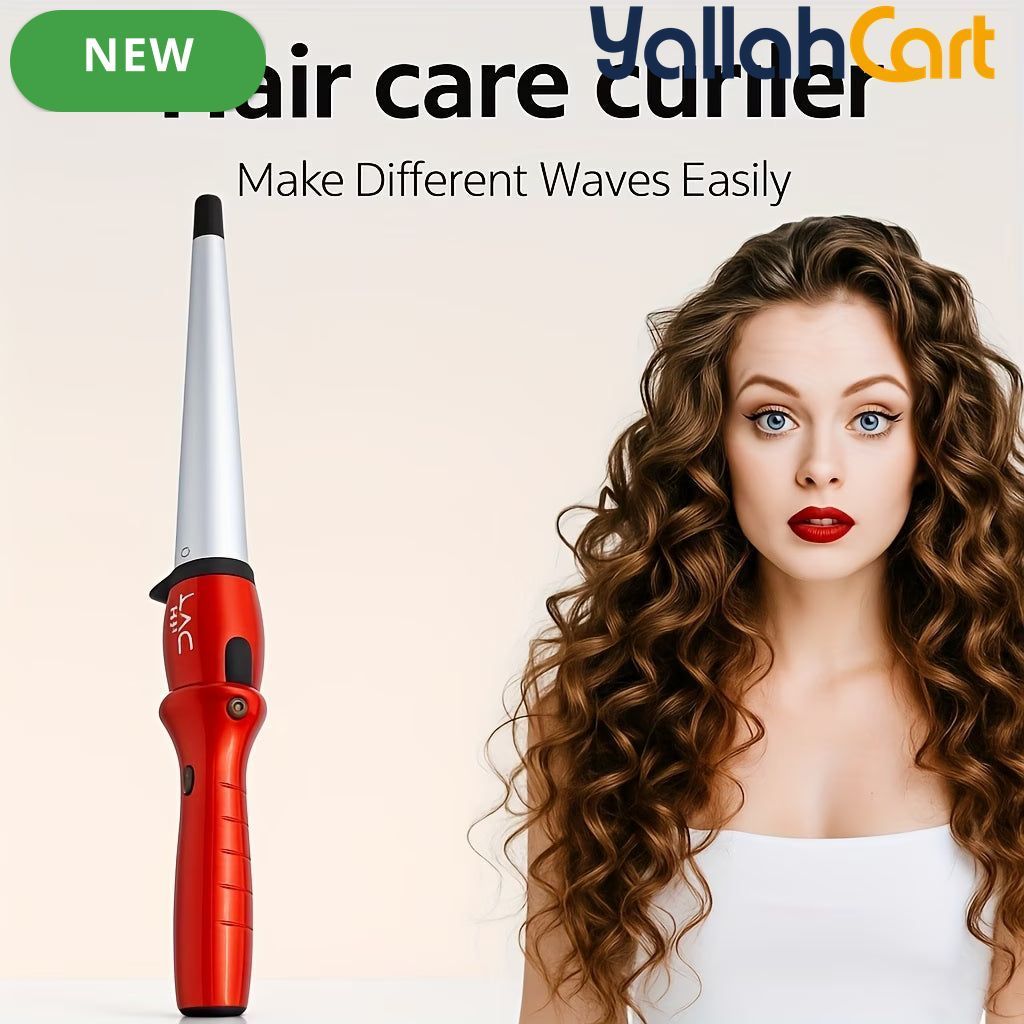 45W Ceramic Hair Straightener & Curler – Black