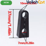 4 Pieces Car Door Lock Sound Deadener Dampers for BMW
