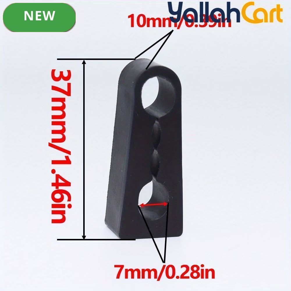 4 Pieces Car Door Lock Sound Deadener Dampers for BMW