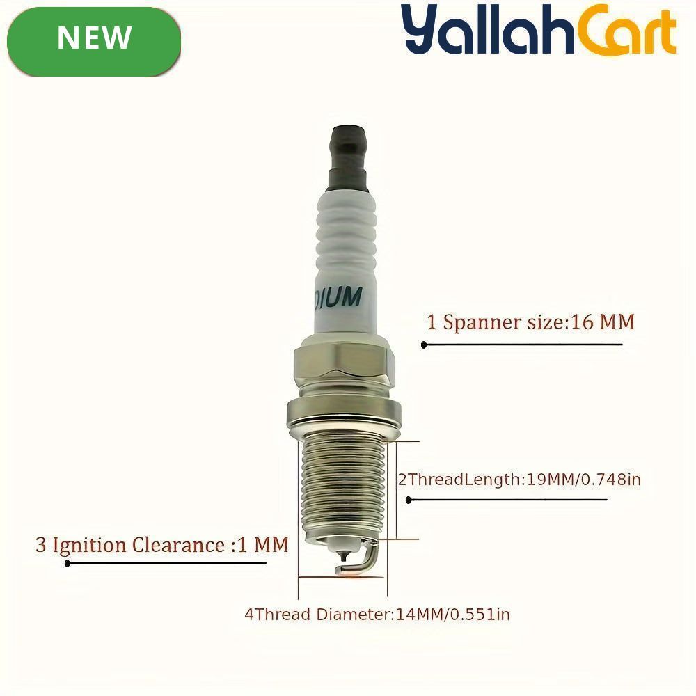 4 Pieces IK20 5304 Iridium Power Spark Plugs for Select Vehicles