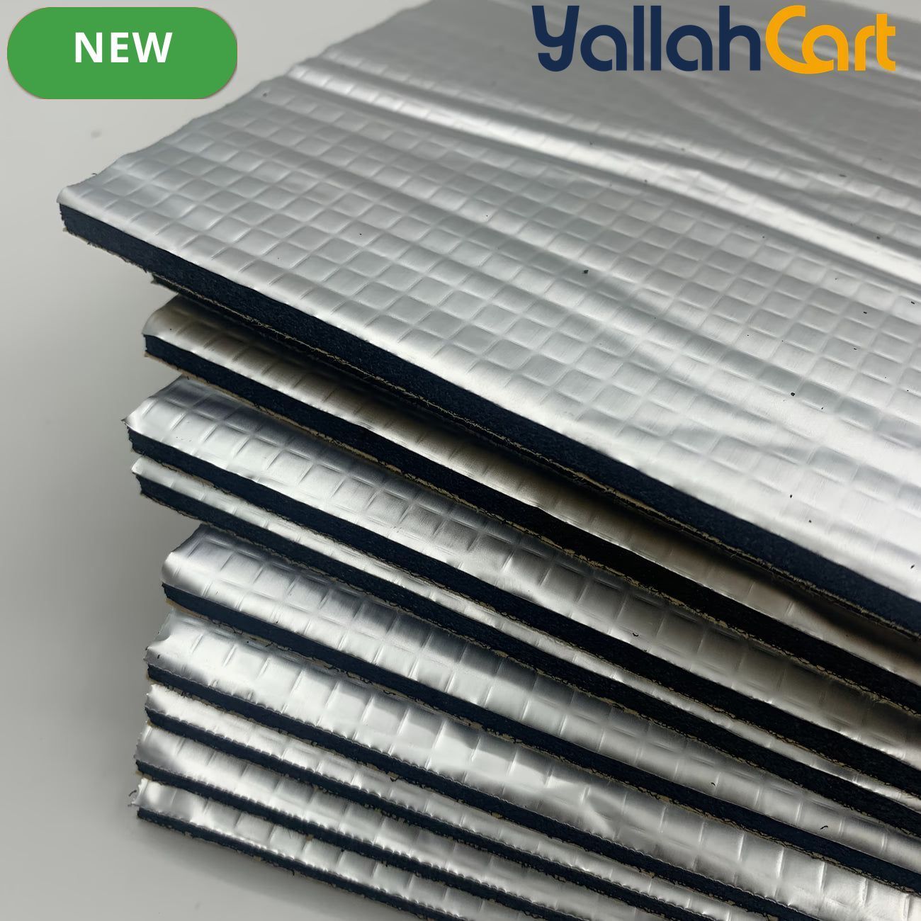 10 Pieces Car Hood Sound Deadening Panels 5mm Thermal Insulation