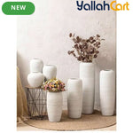 Large Ceramic Hydroponic Vase – Modern Decorative Flower Holder for Home & Office