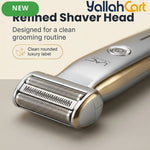 3-in-1 Men's Electric Grooming Trimmer – Silvery, USB Rechargeable