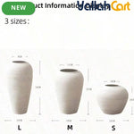 Large Ceramic Hydroponic Vase – Modern Decorative Flower Holder for Home & Office