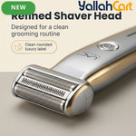 3-in-1 Men's Electric Grooming Trimmer – Silvery, USB Rechargeable