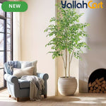 Zvezvia Artificial Olive Tree with Realistic Branches & Fruits – Faux Potted Plant for Home & Office