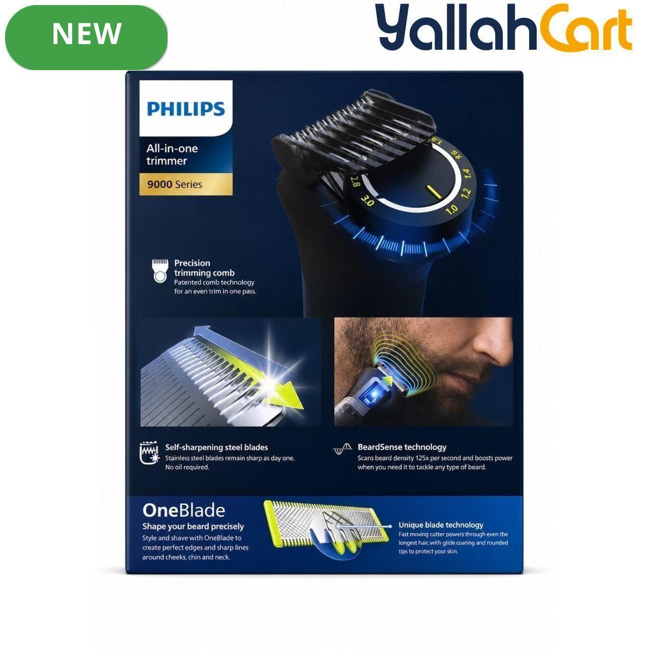 Philips All-in-One Trimmer 9000 Series 20-in-1 Stainless Steel Grooming Kit – SVG20 in 1, Wet & Dry, Rechargeable, Beard, Hair & Body