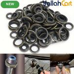 100 Pieces Oil Drain Plug Gasket Washer Kit M6 M8 M10 M12 M14 M16