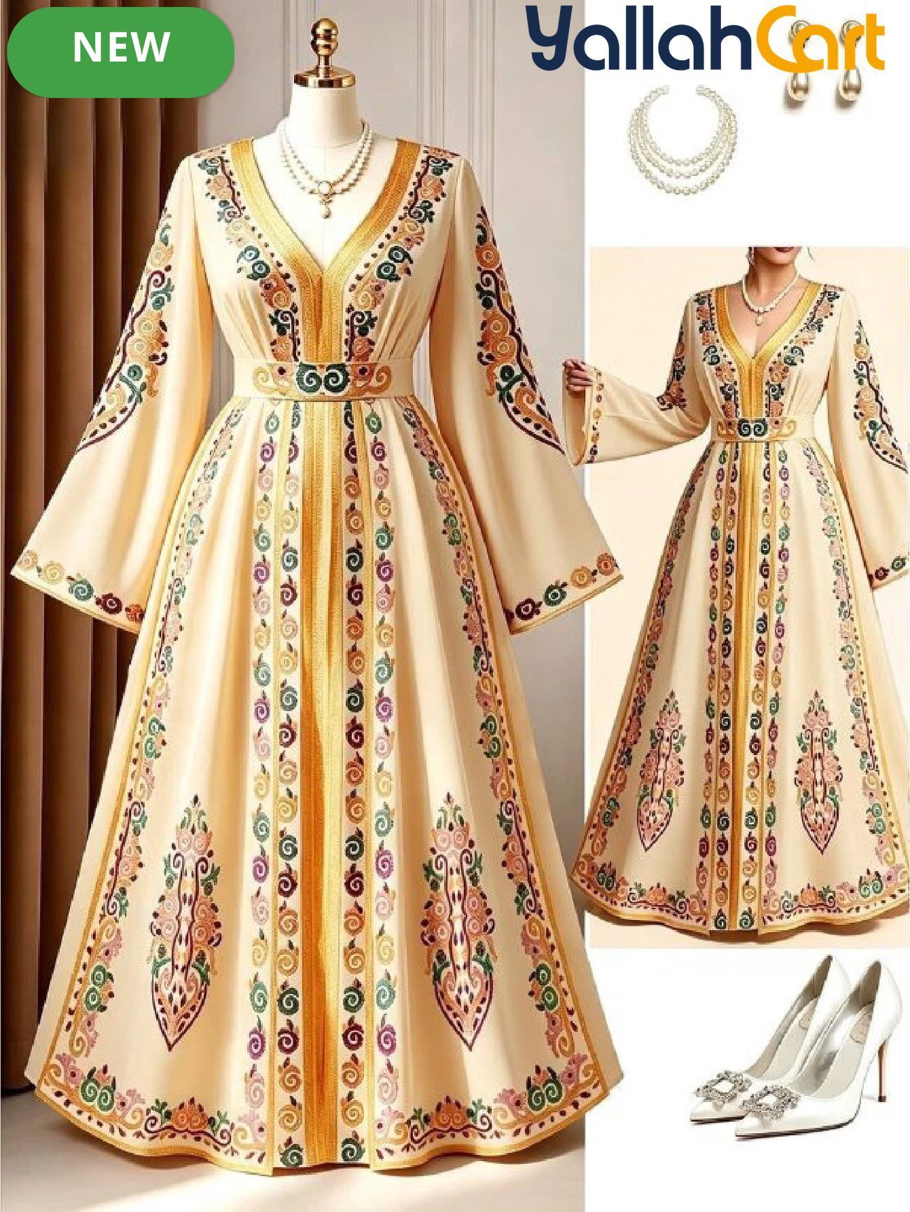 Women's Bohemian Maxi Dress – Elegant Summer Style