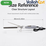 Gray White Professional Curling Wand – Ceramic Barrel Curling Iron