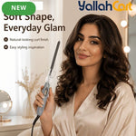 Gray White Professional Curling Wand – Ceramic Barrel Curling Iron