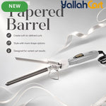 Gray White Professional Curling Wand – Ceramic Barrel Curling Iron
