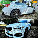 20-Piece Hexagonal Honeycomb Car Decal Set
