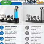 4-in-1 Men's Grooming Kit with Premium Metal Handle