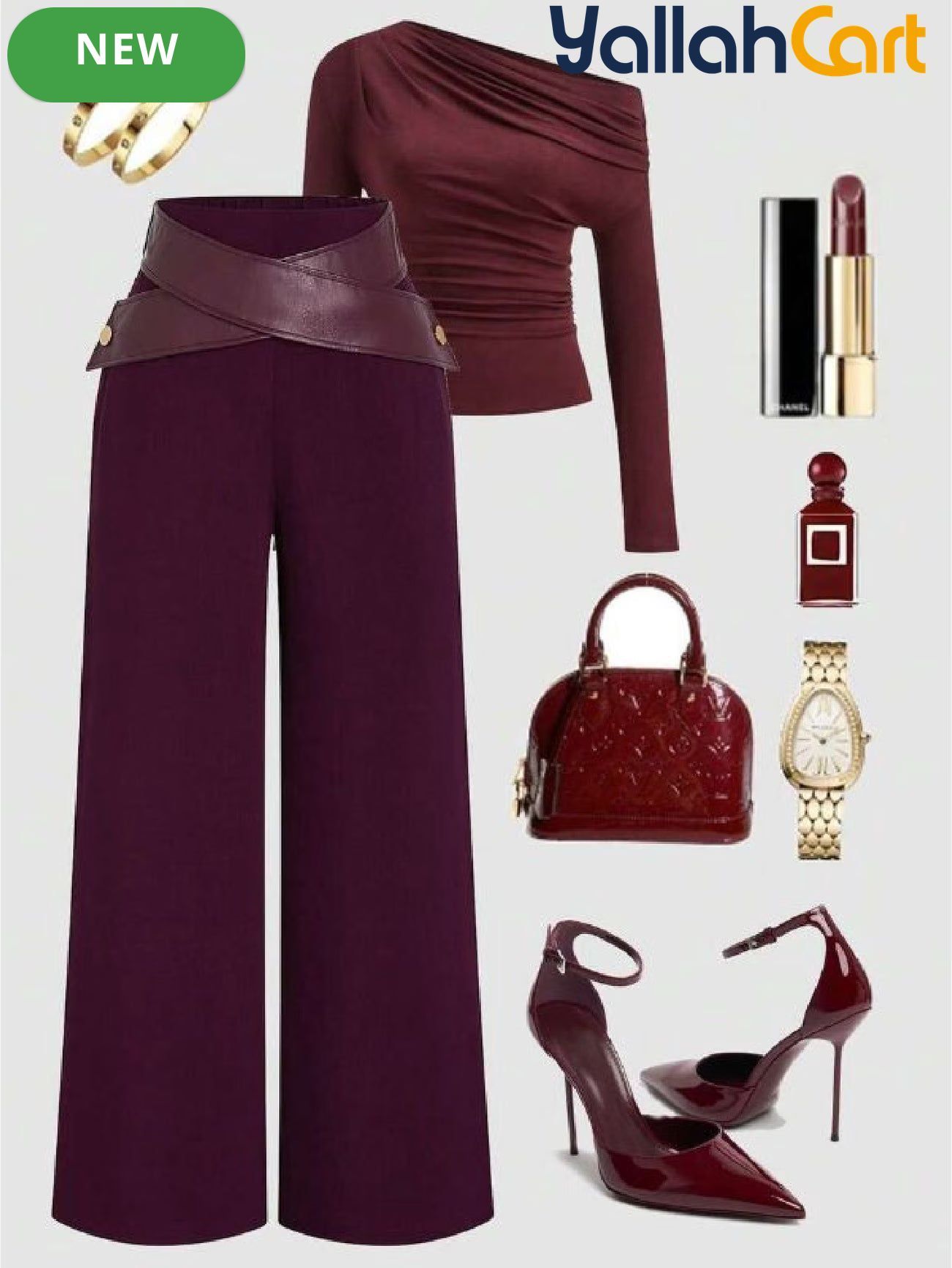Plus Size Women’s Leather Pants with Trim Detail – Classic Fall & Winter Trousers