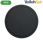 8-Piece Black Silicone Coaster Set – Heatproof Non-Slip Table Protectors for Hot & Cold Drinks