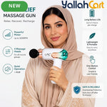 Mini Portable Massage Gun USB Rechargeable – White