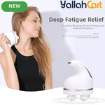 White Electric Water Wave Head & Scalp Massager