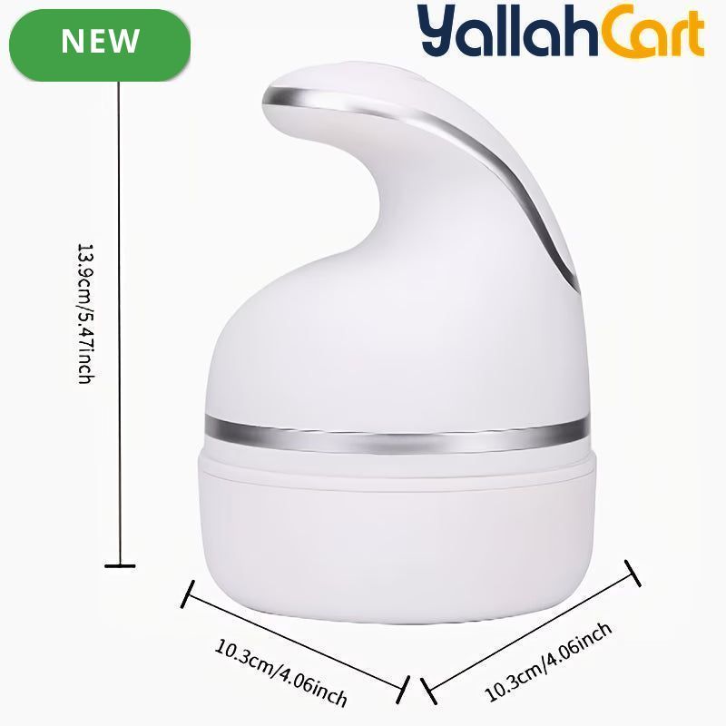 White Electric Water Wave Head & Scalp Massager