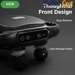 Portable Dual-Head Massage Gun – Black