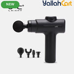 Black Portable Impact Massage Gun for Deep Tissue Massage