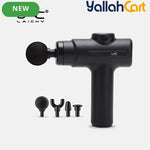 Black Portable Impact Massage Gun for Deep Tissue Massage