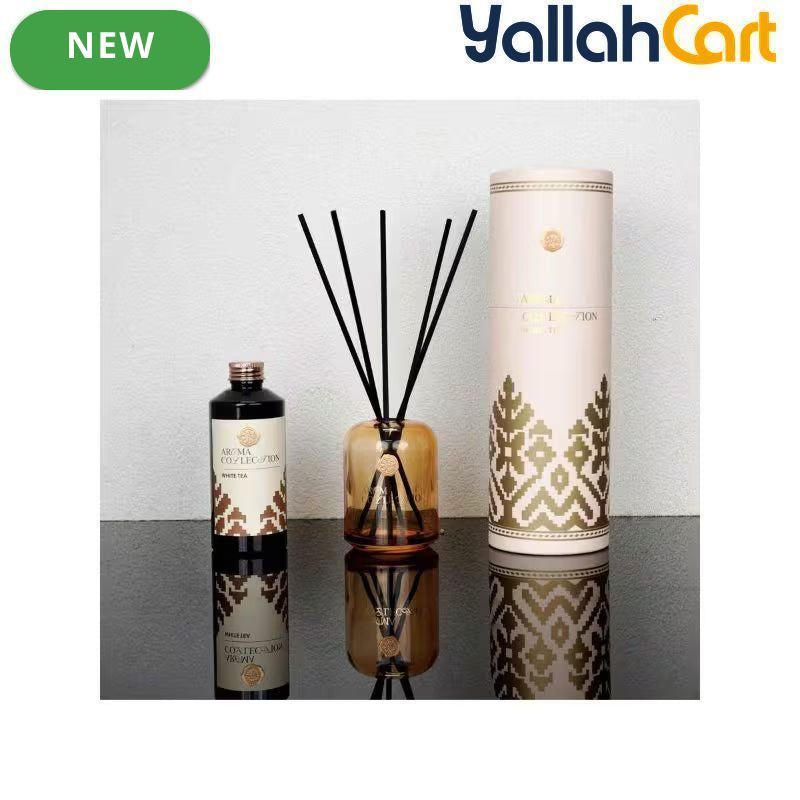 Luxury Aroma Diffuser Kit – Natural Plant Essential Oil Reed Diffuser for Home Décor
