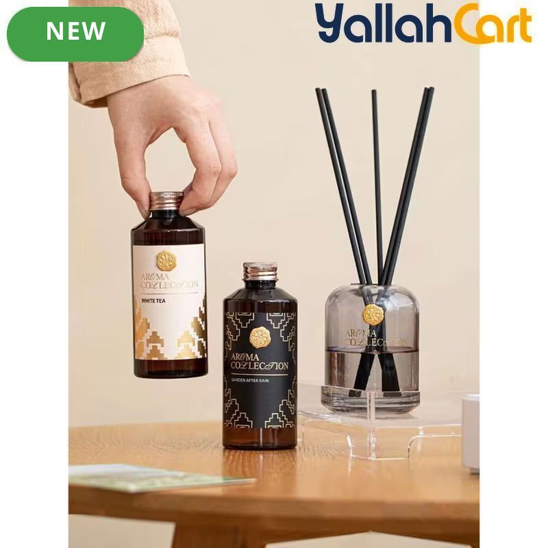Luxury Aroma Diffuser Kit – Natural Plant Essential Oil Reed Diffuser for Home Décor