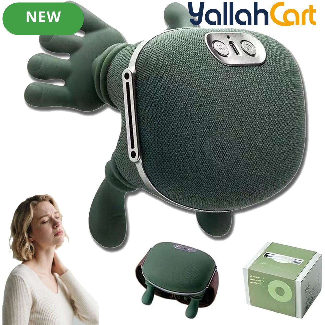 Siaasoo Massage Master Green – 3D Kneading Neck & Shoulder Massager