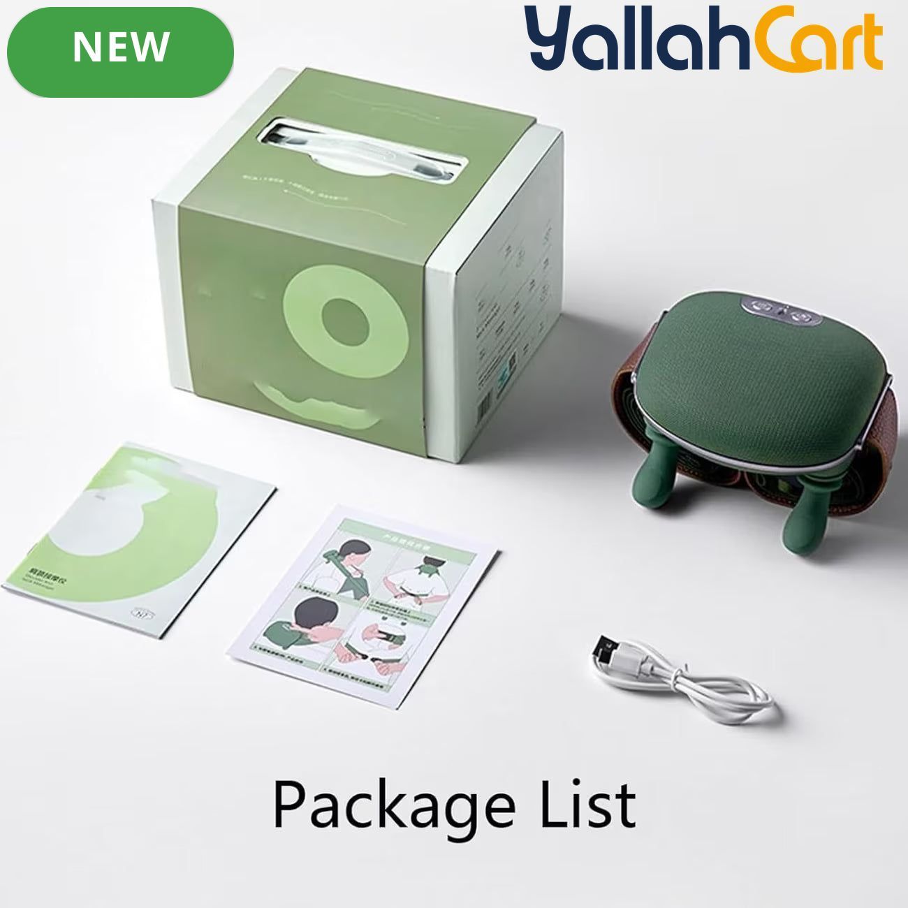 Siaasoo Massage Master Green – 3D Kneading Neck & Shoulder Massager