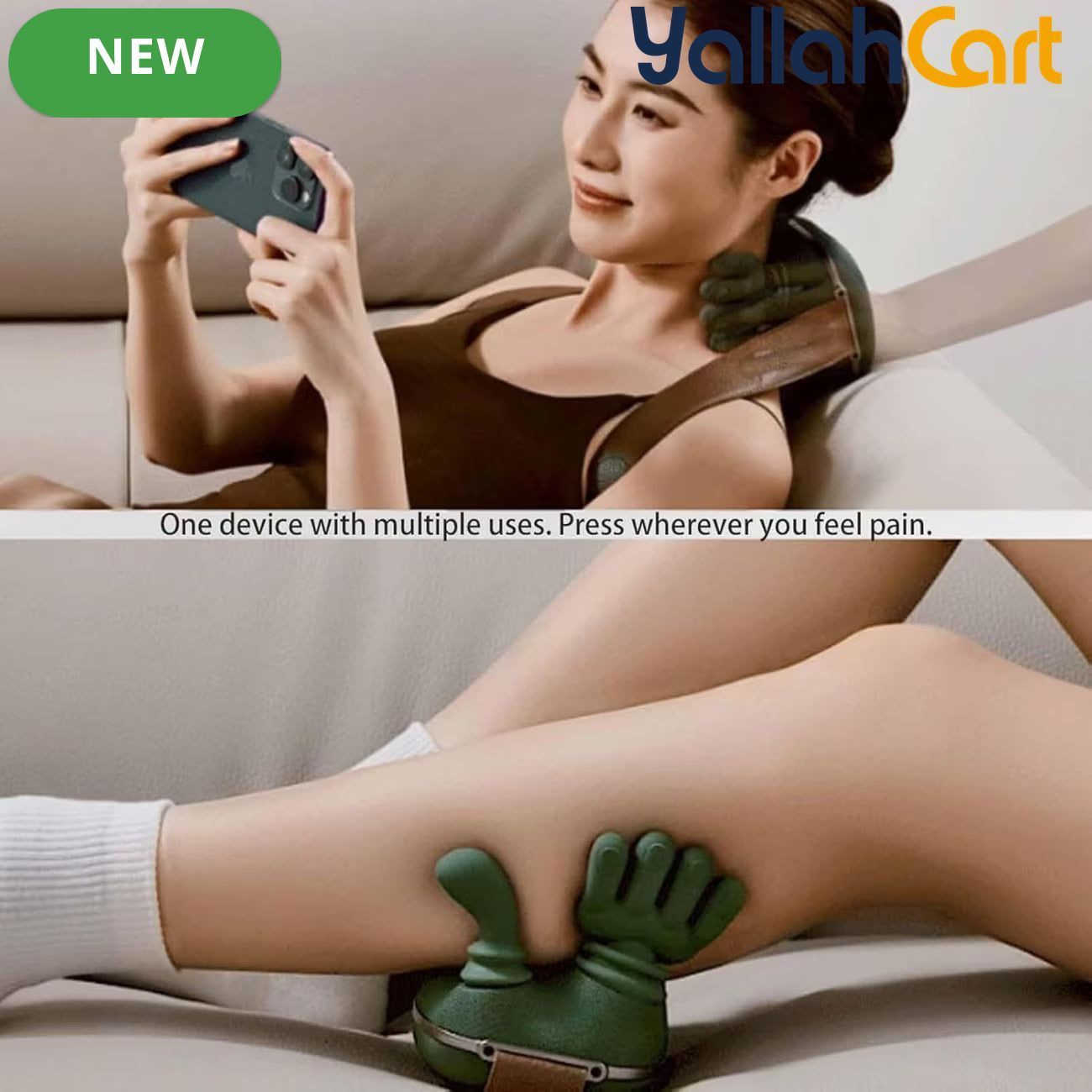 Siaasoo Massage Master Green – 3D Kneading Neck & Shoulder Massager
