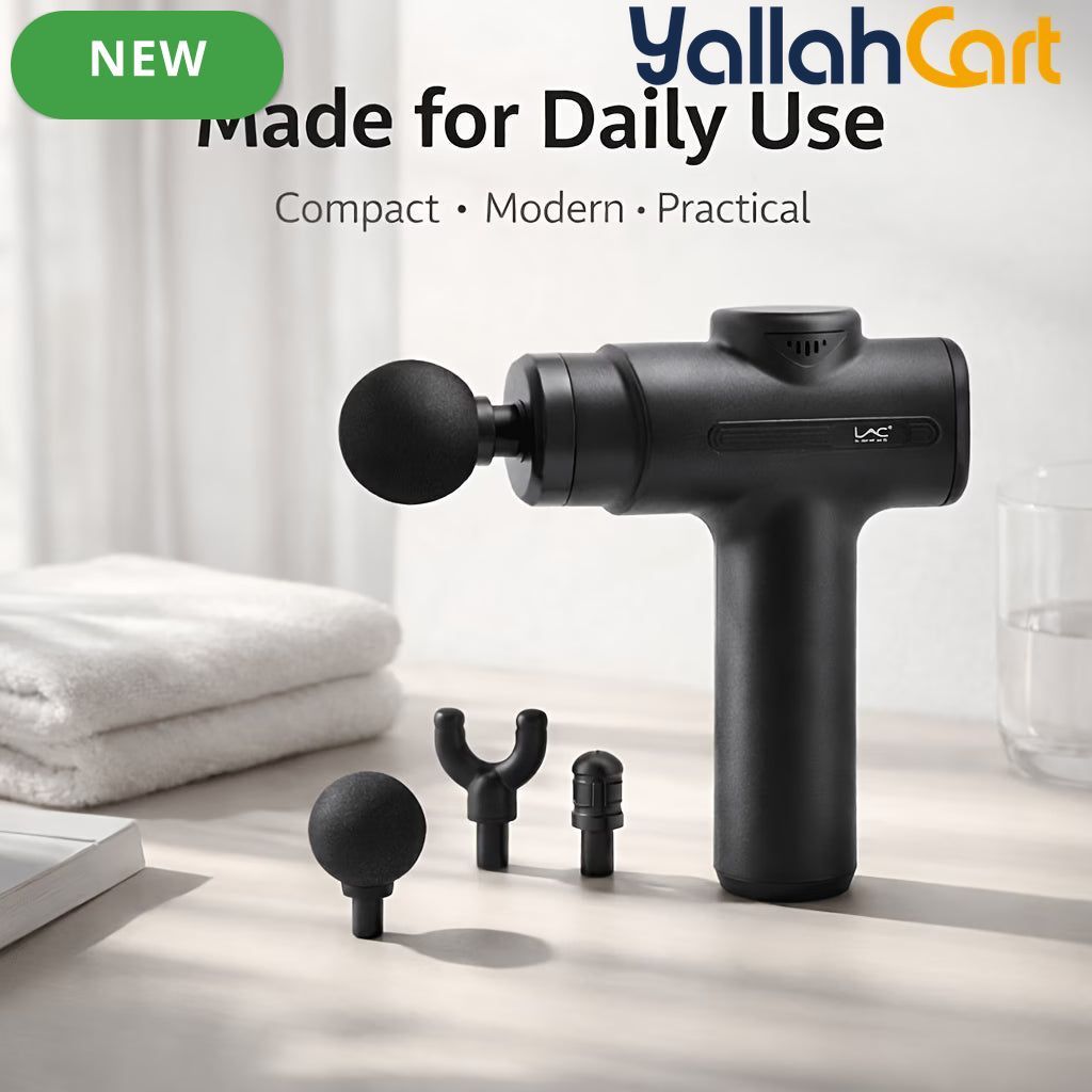 Deep Tissue Percussion Massager Gun – Black