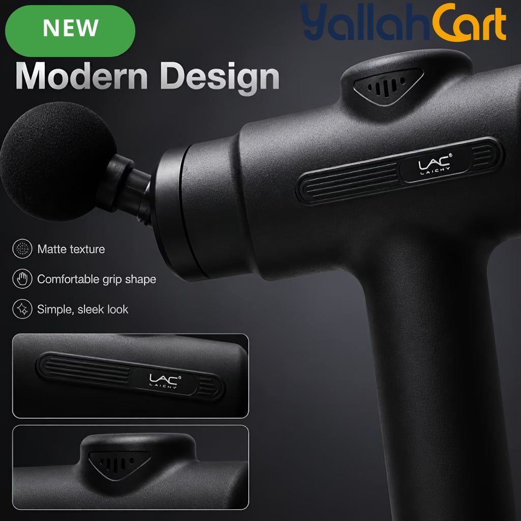 Deep Tissue Percussion Massager Gun – Black