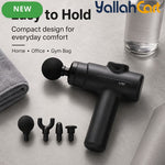 Deep Tissue Percussion Massager Gun – Black
