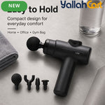 Deep Tissue Percussion Massager Gun – Black