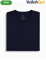 AEGIS Classic Men’s Crew Neck Tee – Premium Combed Cotton (Navy Blue)