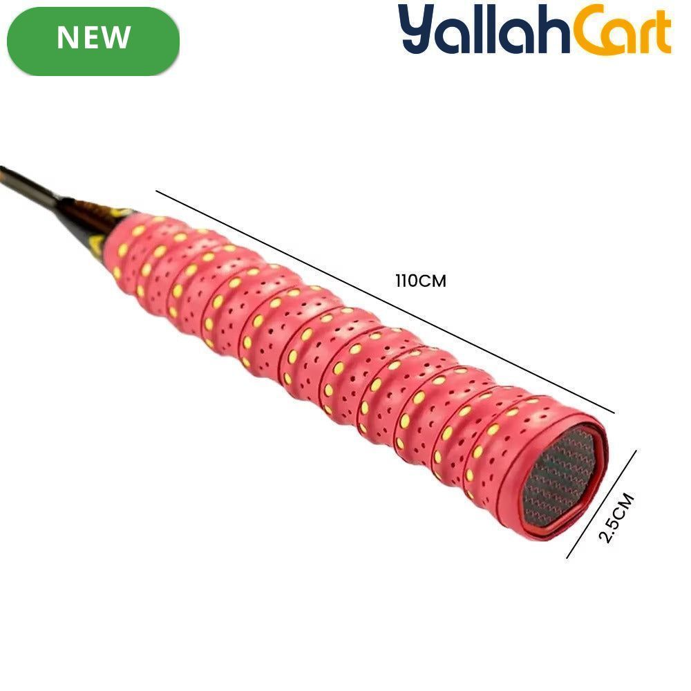 2-Piece Non-Slip Racket Grip Straps – Secure & Comfortable Handle Wraps
